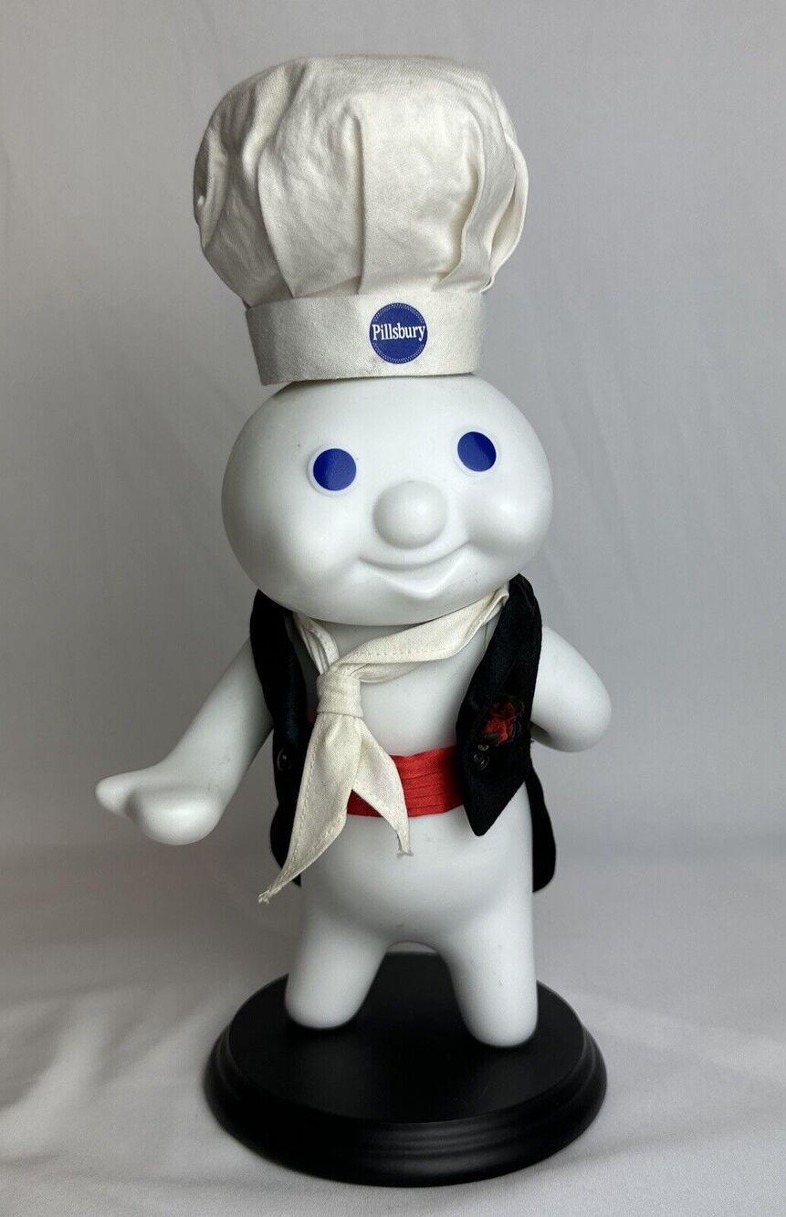 Danbury Mint Pillsbury Doughboy Doll AT YOUR SERVICE